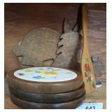 TRIVETS, SPOON, MISC