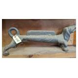 CAST IRON DOG BOOT SCRAPE 24IN
