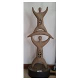 SANDSTONE TEXTURE ABSTRACT SCULPTURE