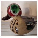 LANGHAM GLASS PAPER WEIGHT GREEN WING TEAL