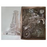 CANDELABRA PIECES AND PRISMS