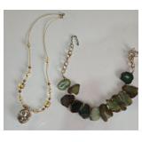 CROSS SECTION GEODE NECKLACE