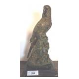 CAST BRONZE OR BRASS EXOTIC BIRD FIGURINE