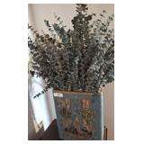 NEEDLE POINT VINTAGE WASTE CANS