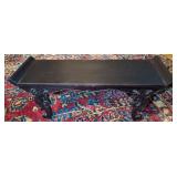 MAHOGANY BENCH 18X6X6