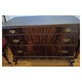 NYPENN ANTIQUE QUEEN ANN CHEST OF DRAWERS