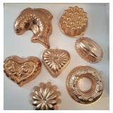 COPPER JELLO MOLDS