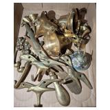 BRASS BELLS AND COAT HOOKS