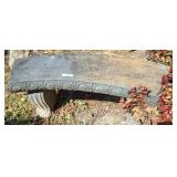 CONCRETE CURVED BENCH