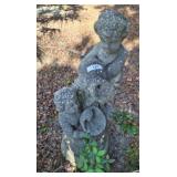 CONCRETE CHERUB FOUNTAIN FIGURE 44 INCH