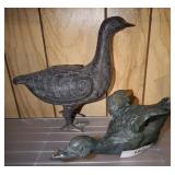 CAST BRASS BIRDS