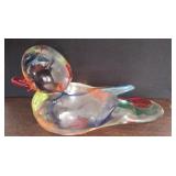 MURANO BLOWN GLASS BIRD 4IN