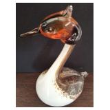 LANGHAM GLASS BLOWN BIRD 11IN