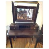 EARLY DOVETAILED EMPIRE STYLE VANITY