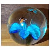 BLOWN GLASS PAPERWEIGHT