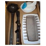 LAKE CITY LADEL, ASH TRAY, HEN ON NEST, MARLIN