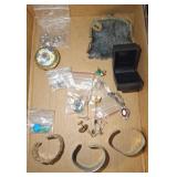ASSORTED JEWELRY, SOME 925, MISC