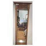 ANTIQUE WOOD FRAMED MIRROR