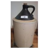 6 GALLON VINTAGE GLAZED CERAMIC JUG