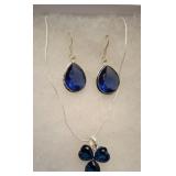 NECKLACE AND EARRING SET 925