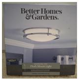 BETTER HOMES FLUSH  MOUNT LIGHT