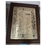 SC REVOLUTIONARY BATTLE PLAQUE FRAMED