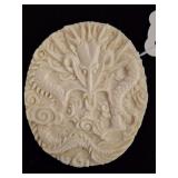 CARVED OVAL DISC