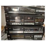 LXI SERIES CASSETTE DECK, FISHER DISK PLAYERS,
