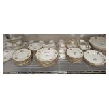 BAVARIAN GERMAN ROSE DISH SET