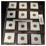 12 PC STEEL WAR PENNIES