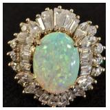 JOLIE GABORE RING SIZE 8 MARKED 925