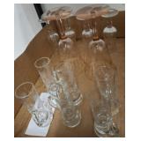 DEPRESSION STEMS, CORDIALS ETCHED, MISC