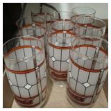 GROUP OF COCA-COLA GLASSES