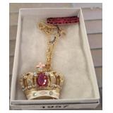 BETSEY JOHNSON NECKLACE AND PENDANT