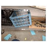 ASSORTED HAND TOOLS AND BASKET