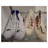 CONVERSE SZ 11 AND 8 SHOES
