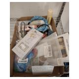 TRAY OF ASSORTED COSMETICS,NAIL POLISH,AND HAIR