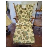 VINTAGE GLIDER ROCKER W/ OTTOMAN