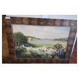 POND PAINTING ON BOARD