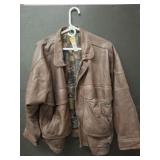 LEATHER MENS JACKET SZ XL
