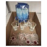 SHOT GLASSES, CANDLES, MISC