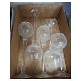 CRACKLE GLASS VOTIVE HOLDERS