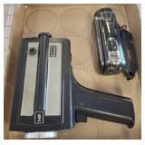 1 DIGITAL, 1 VINTAGE MOVIE CAMERAS