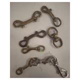 BRASS AND STAINLESS SNAP HOOKS