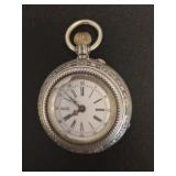 STERLING SILVER POCKET WATCH