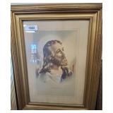 FRAMED PRINT OF JESUS