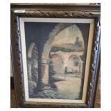 ARCHED COURTYARD SCENE