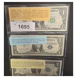 BARR NOTE, SILVER CERT, 2 DOLLAR NOTE