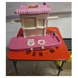 SPIDERMAN KIDS TABLE AND KIDS KITCHEN