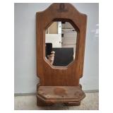 22IN PINE MIRROR SHELF